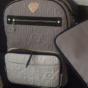 Betsey Johnson Backpack/Baby Bag